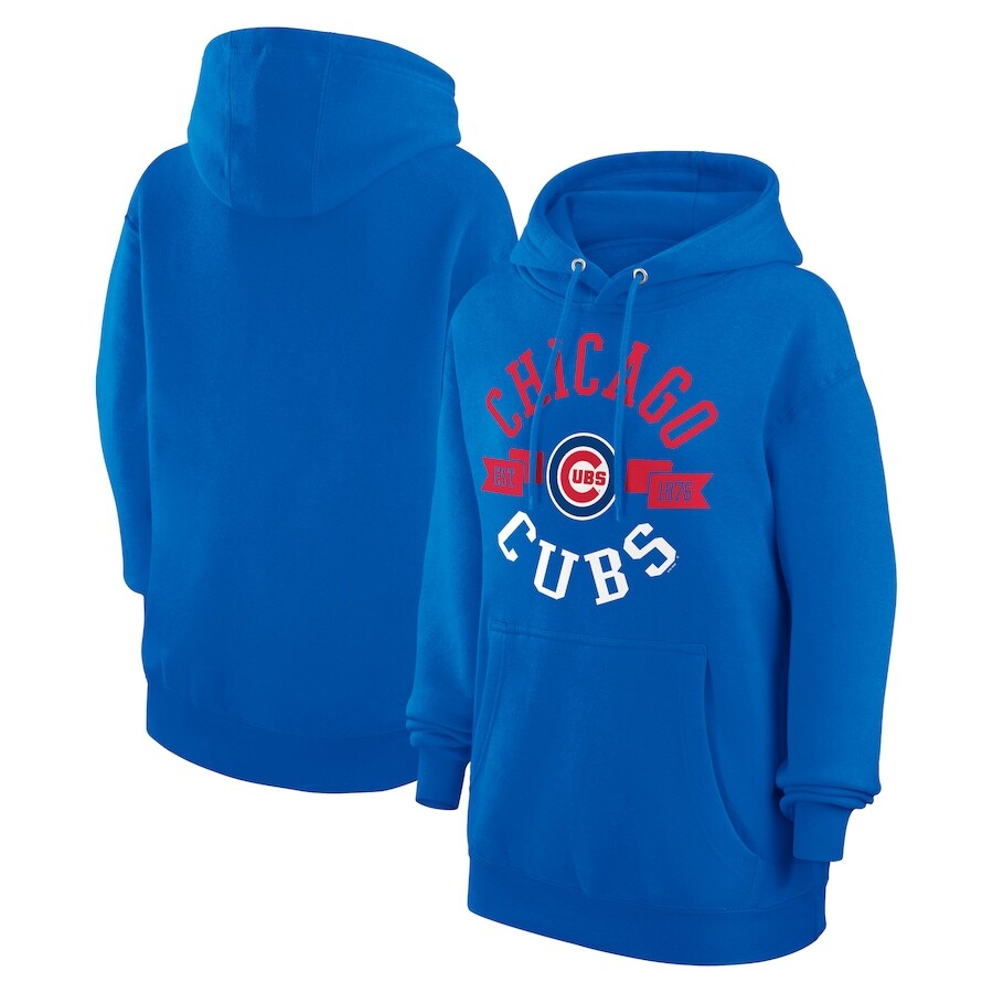 

Пуловер с капюшоном G-III 4Her by Carl Banks Chicago Cubs, роял