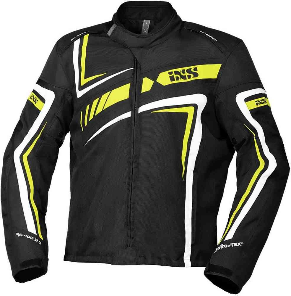 Мотоциклетная текстильная куртка Sport RS-400-ST 2.0 IXS, черный желтый