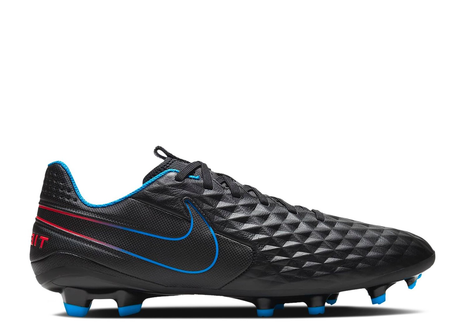 

Кроссовки Nike Tiempo Legend 8 Academy Mg 'Black Siren Red Photo Blue', черный