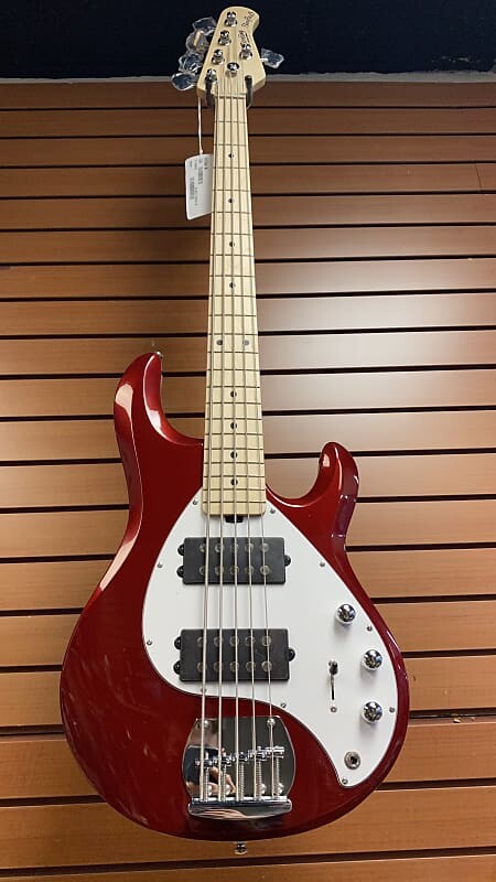 

Басс гитара Sterling StingRay5HH Electric Bass in Candy Apple Red 2021