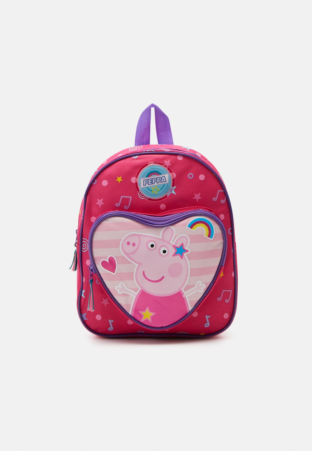 Рюкзак для путешествий Backpack Peppa Music And Dance Unisex Kidzroom, цвет fuchsia рюкзак backpack milky kiss stay cute pastel beauty unisex kidzroom мультиколор