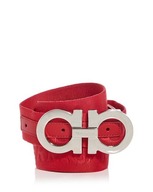

Мужской двойной жаккардовый ремень Gancini Ferragamo, цвет Red