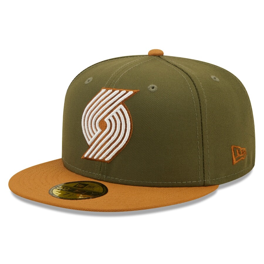 

Бейсболка New Era Portland Trail Blazers, оливковый