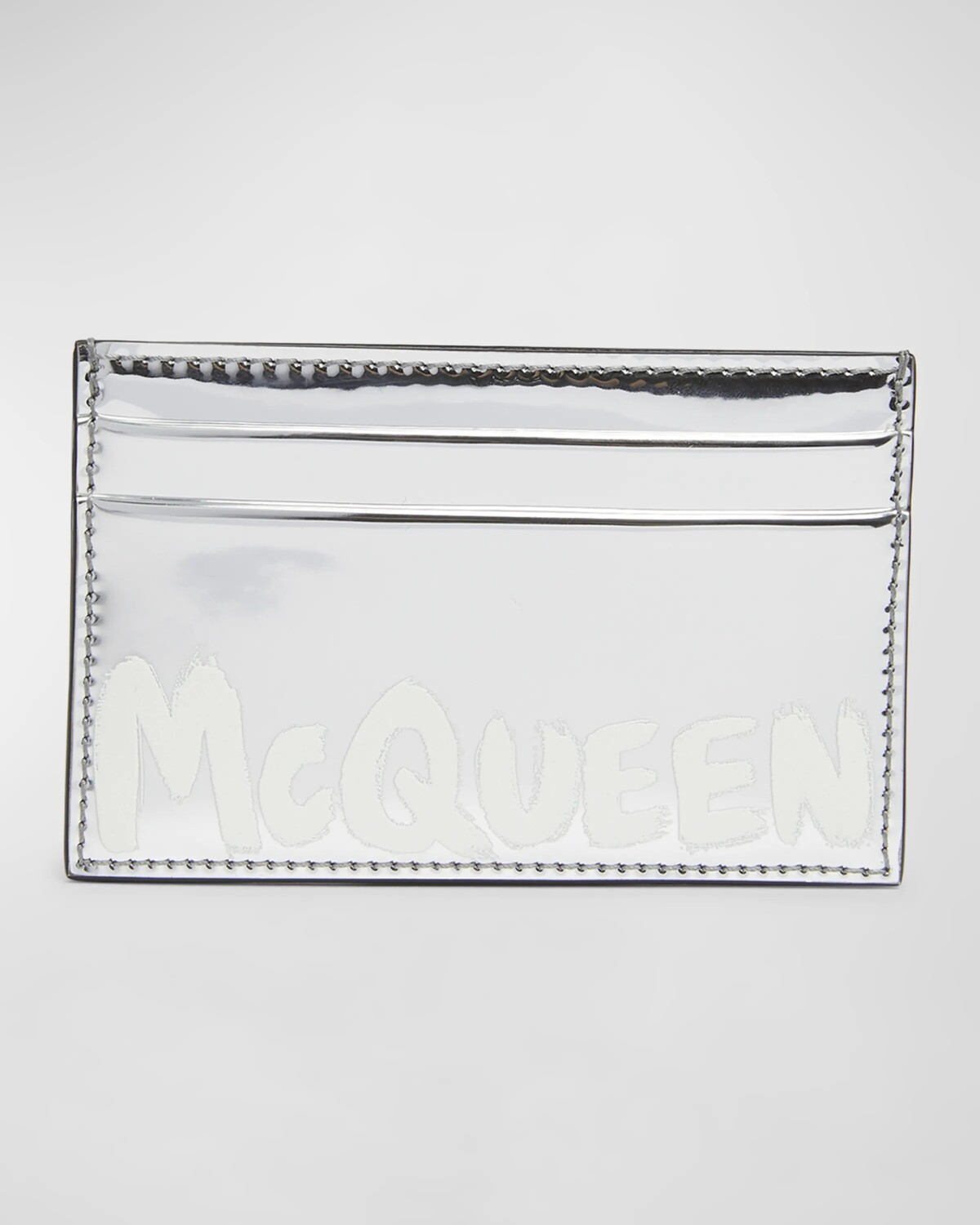 

Мужская визитница McQueen с граффити Alexander McQueen, цвет Silver