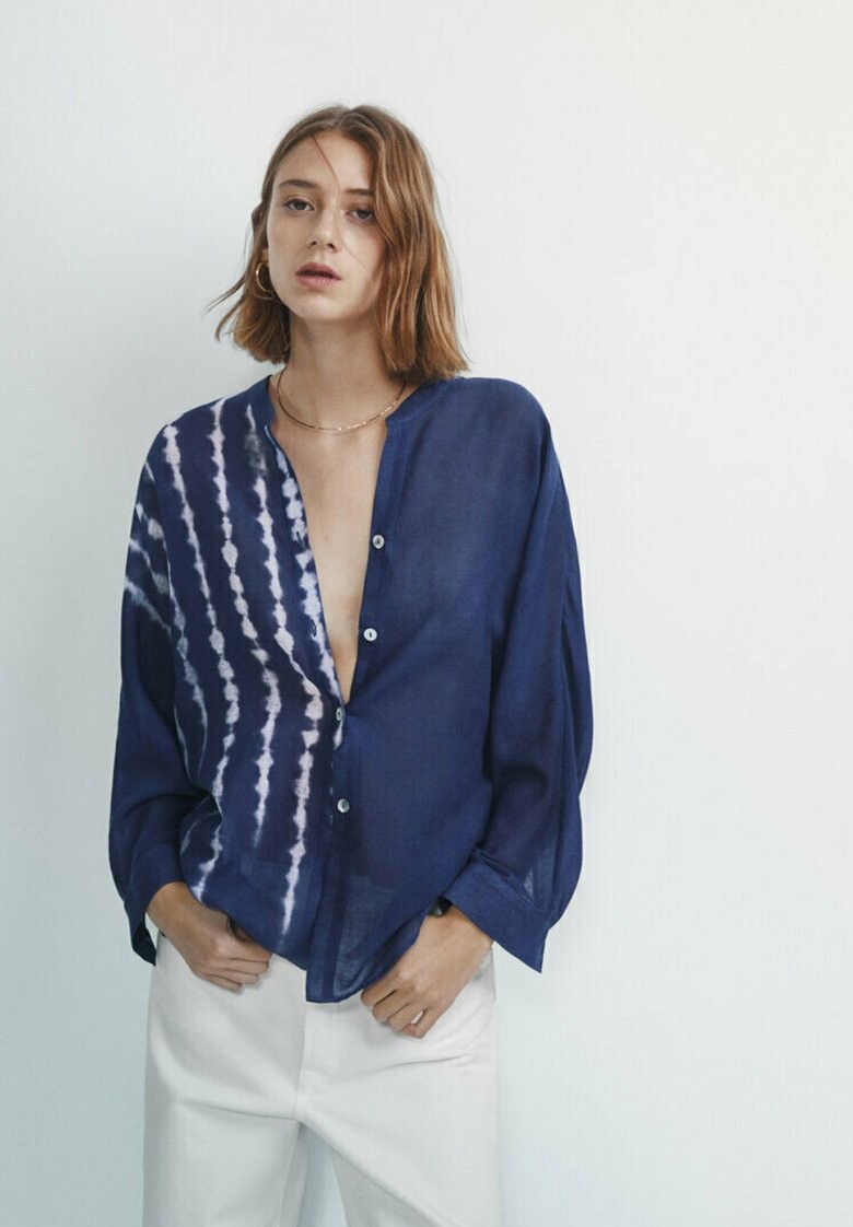 

Блузка Massimo Dutti, синий