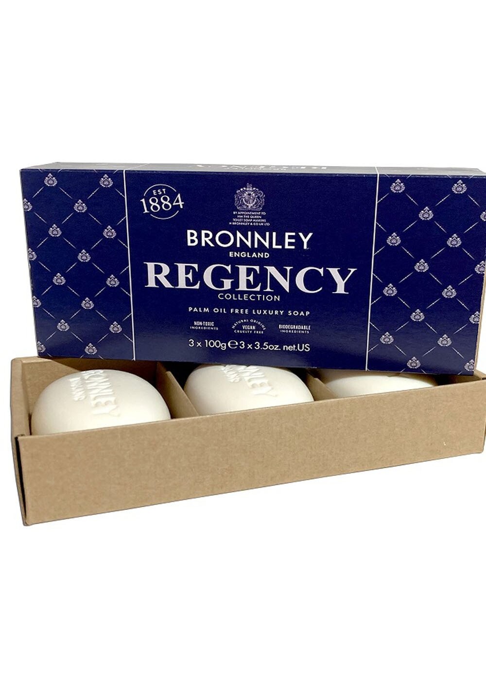 

Мыло SEIFE REGENCY IN GESCHENKBOX Bronnley, цвет weiß
