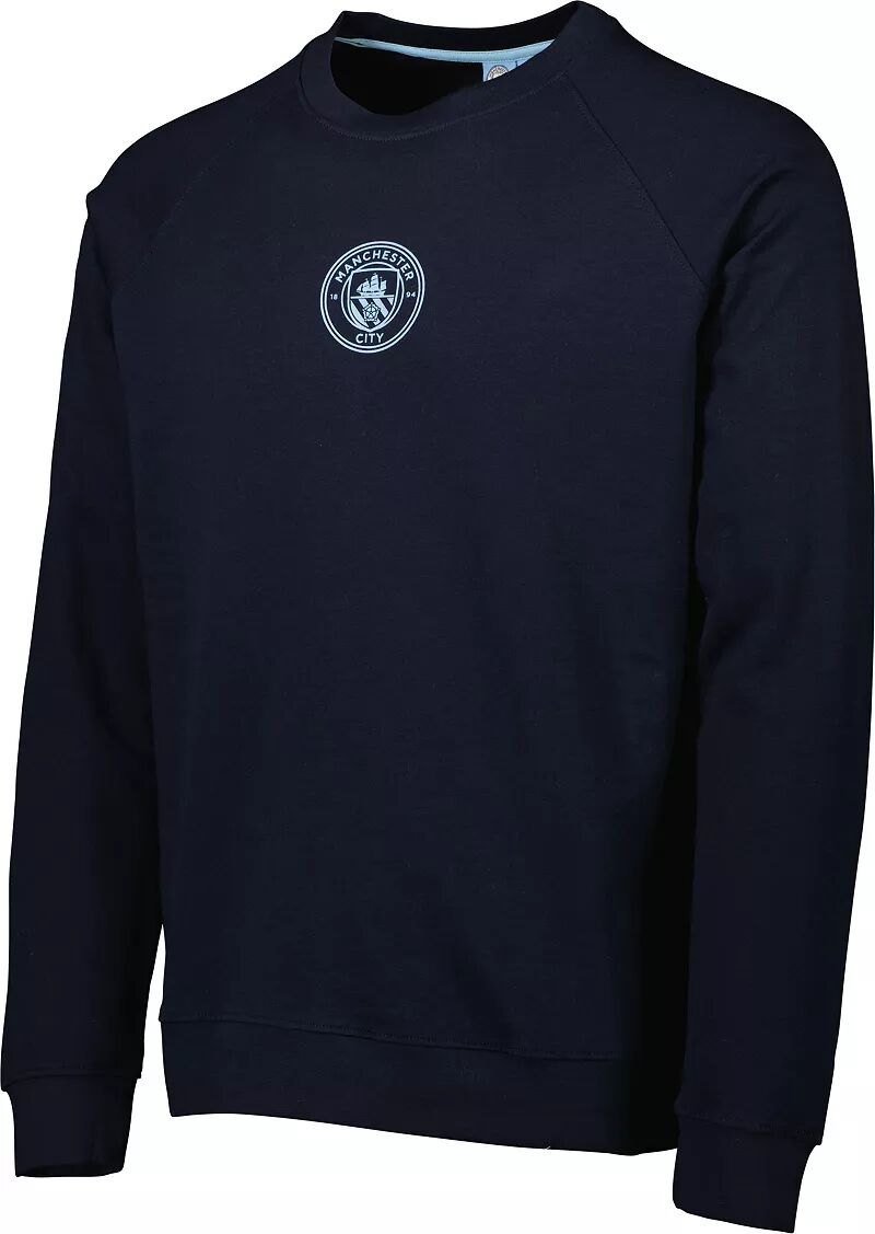 Темно-синий свитшот с круглым вырезом и логотипом Sport Design Sweden Manchester City sweden style