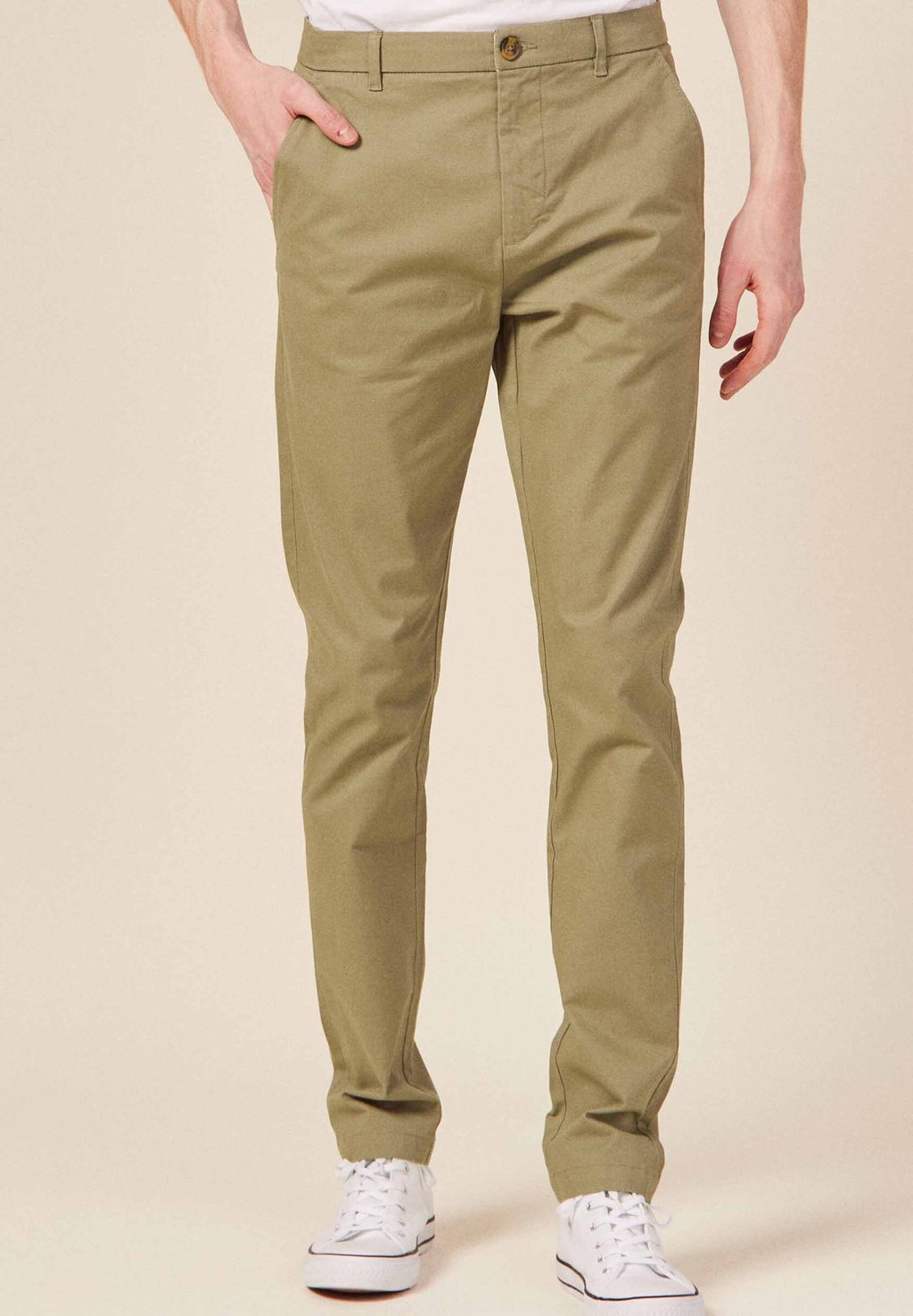 Чино INSTINCT SLIM BONOBO Jeans, цвет vert kaki джинсы прямые bonobo jeans цвет kaki
