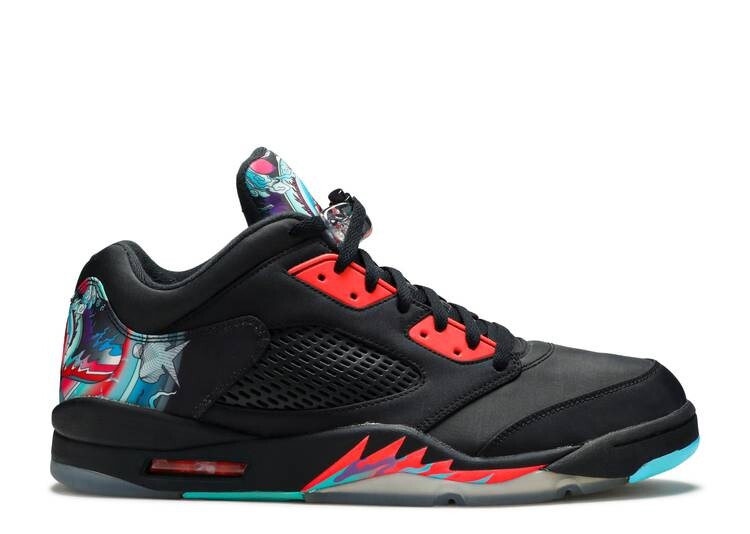

Кроссовки AIR JORDAN 5 RETRO LOW 'CHINESE NEW YEAR 2016', черный