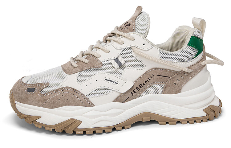 

Кроссовки JEEP SPIRIT Chunky Sneakers Men Low-top White, цвет Light Sandy