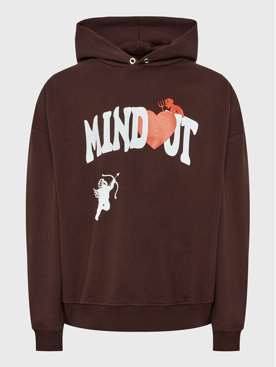 

Толстовка оверсайз Mindout, коричневый
