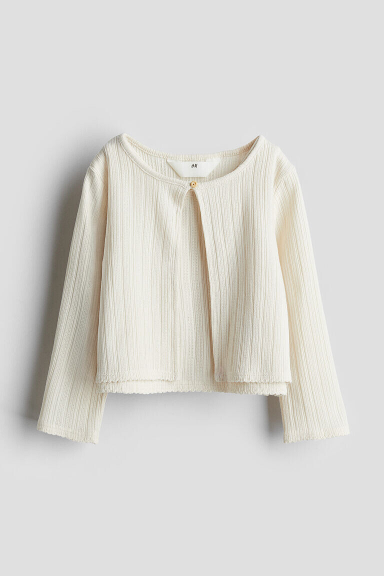 

Комплект из двух частей: кардиган и топ H&M, белый