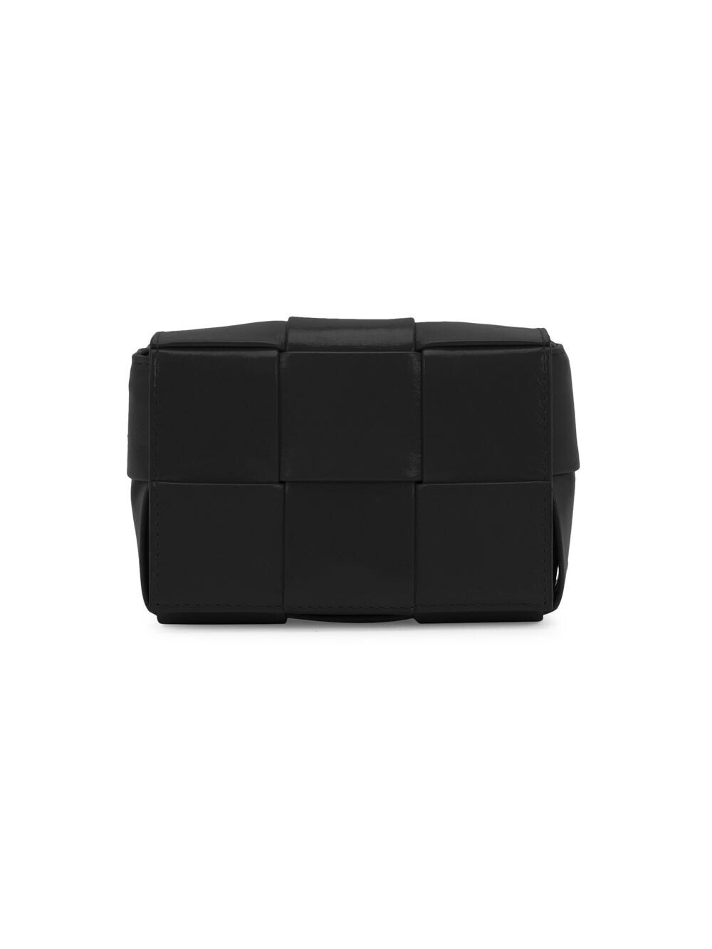 

Кассета Кожаный футляр для карт на ремешке Bottega Veneta, черный