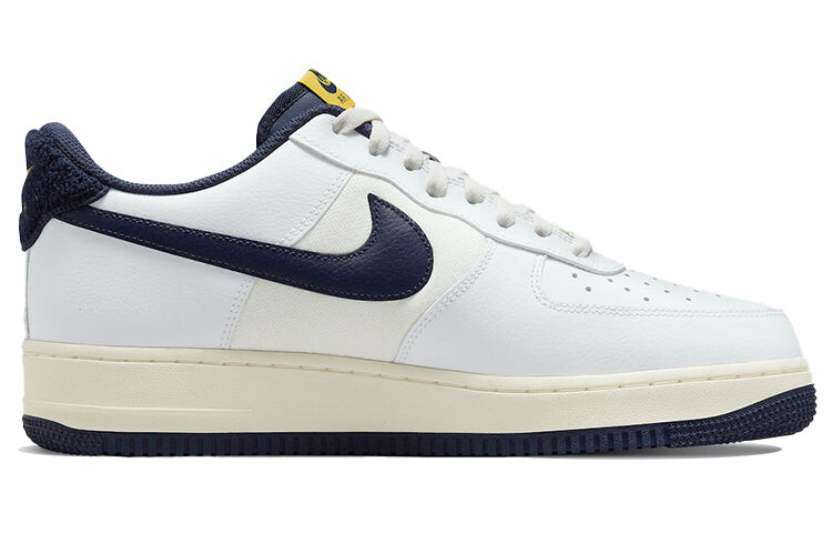 

Кроссовки Nike Air Force 1 Low 07 LV8 Michigan 2021 мужские, белый / черный