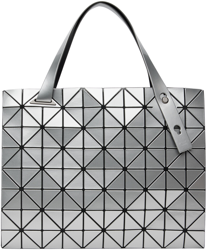 

Серебряная картонная сумка-тоут BAO BAO ISSEY MIYAKE