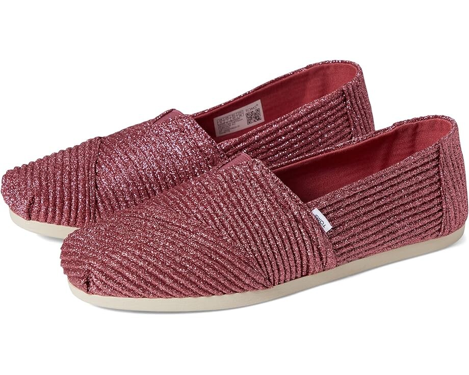 Лоферы TOMS Alpargata CloudBound, цвет Dark Rose Glimmer лоферы alpargata toms цвет black iridescent glimmer