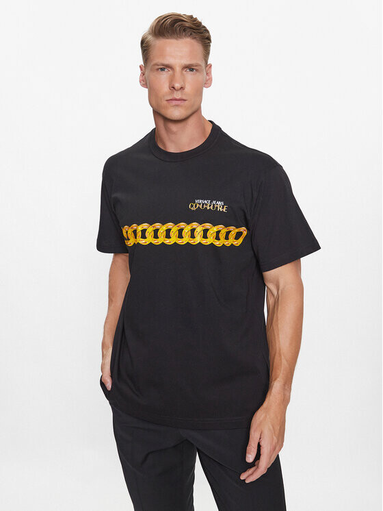 

Футболка стандартного кроя Versace Jeans Couture, черный
