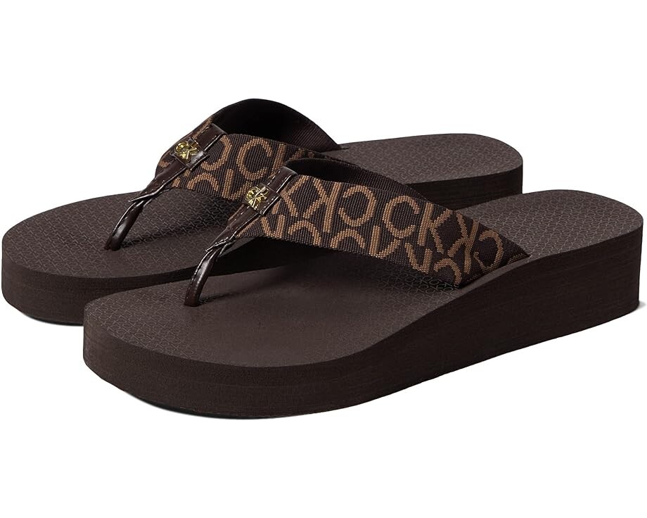 

Сандалии Calvin Klein Meena, цвет Medium Brown