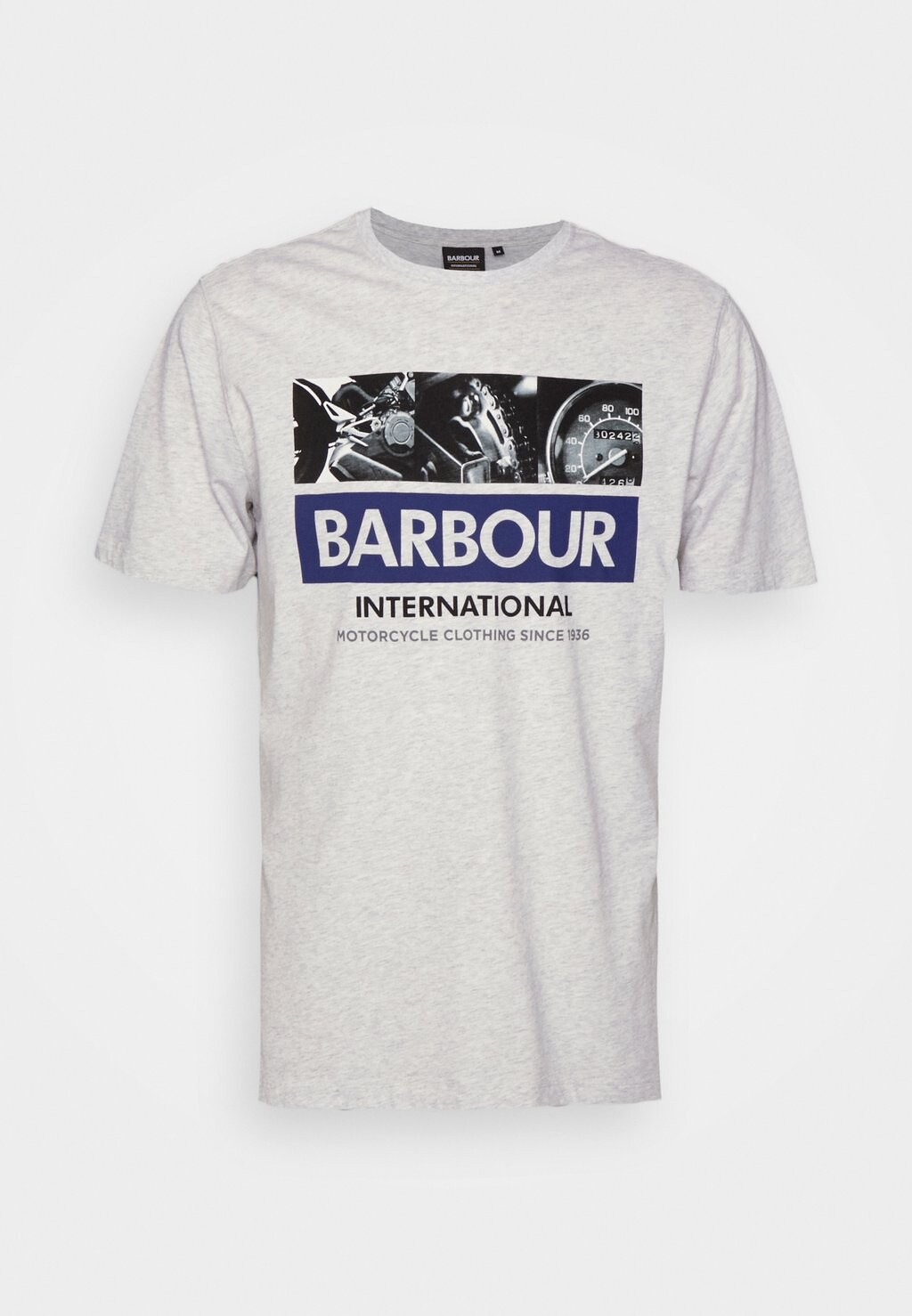

Футболка с принтом Barbour, белый