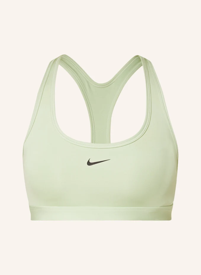 

Спортивный бюстгальтер swoosh Nike, зеленый