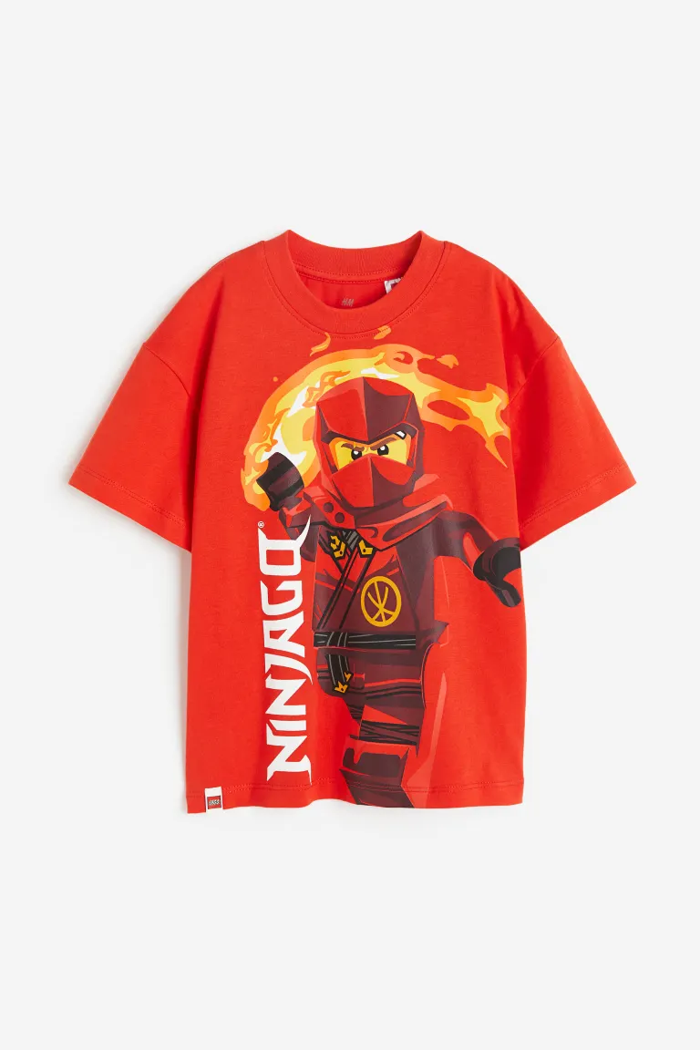 

Футболка с принтом H&M, красный