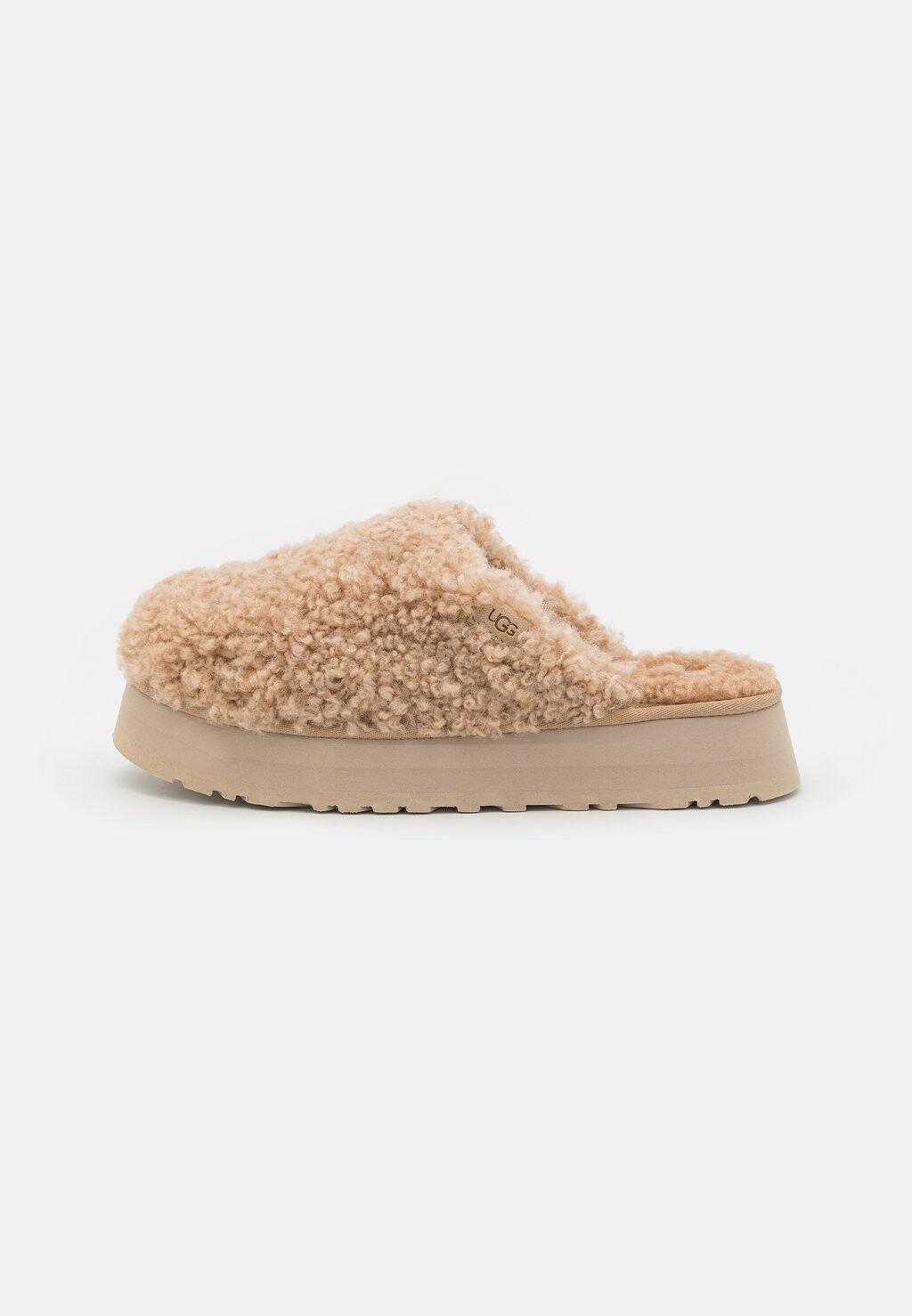 

Тапочки MAXI CURLY PLATFORM UGG, песочный