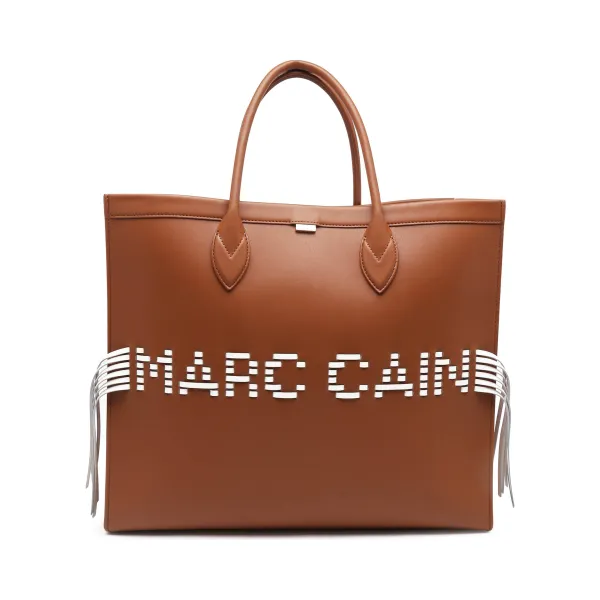 

Сумка-Шоппер с добавлением кожи Marc Cain, коричневый