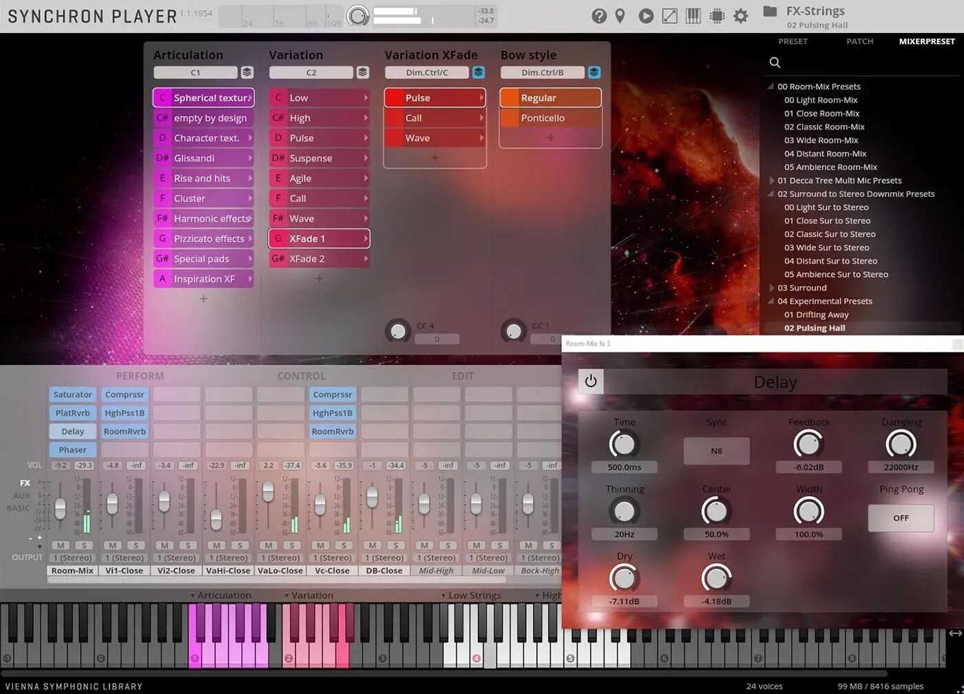 

Венская симфоническая библиотека Big Bang Orchestra: Струны Regulus FX