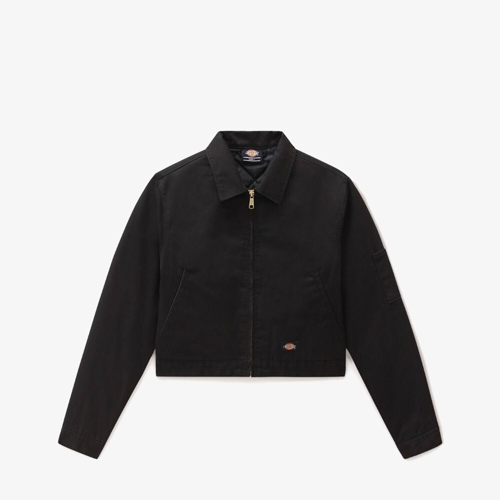 

Куртка Lined Eisenhower Cropped Jacket (W) 'Black' Dickies, черный