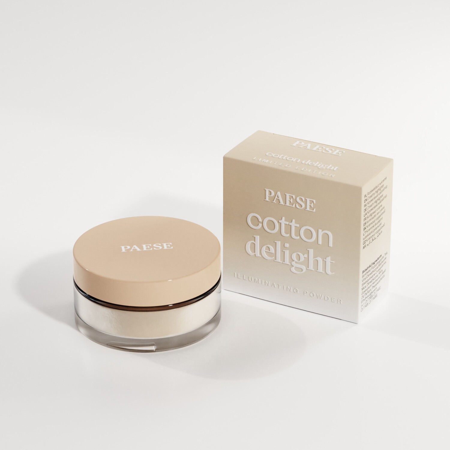 

Осветляющая пудра для лица Paese Cotton Delight, 4 гр