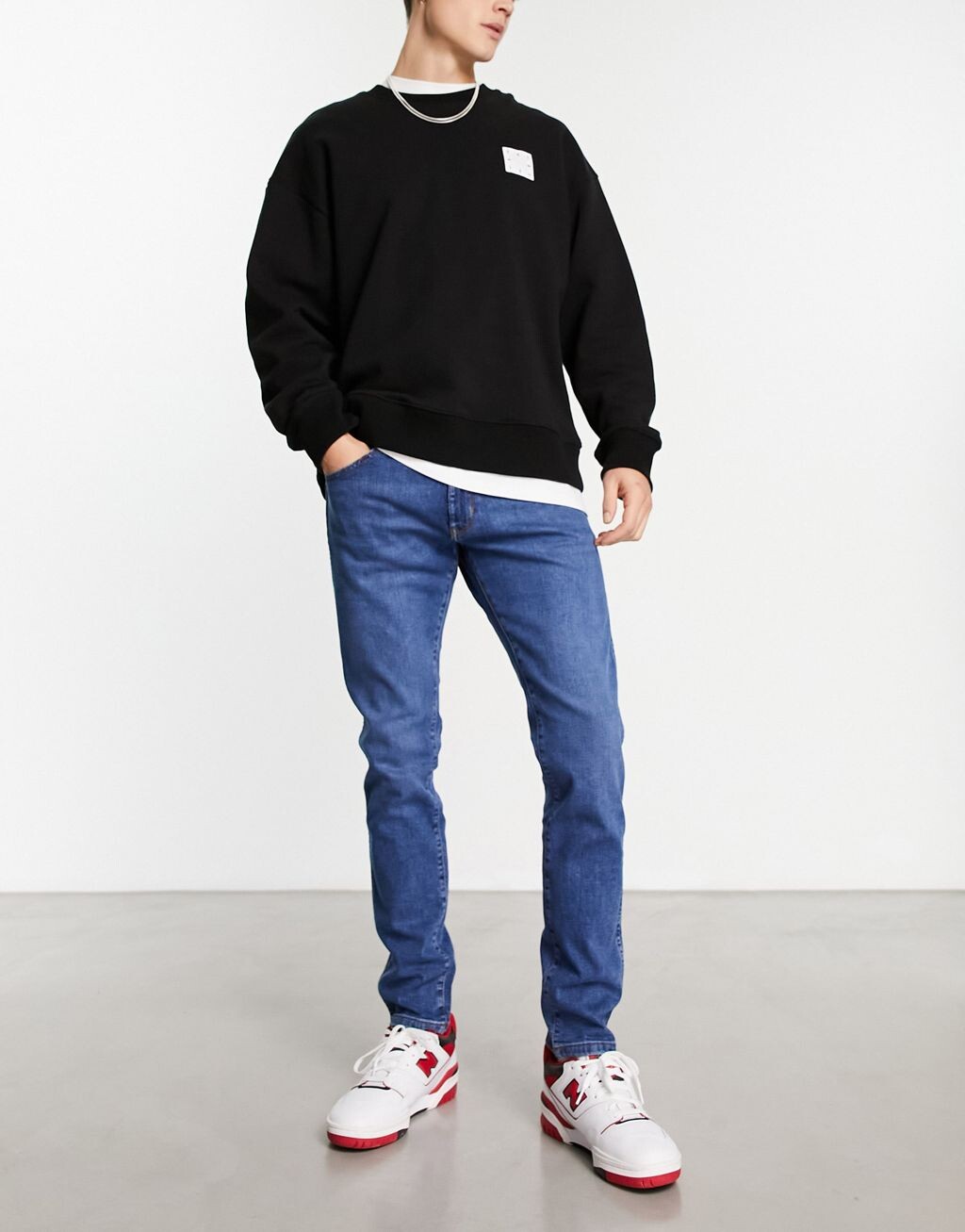 

Синие джинсы скинни Wrangler Bryson