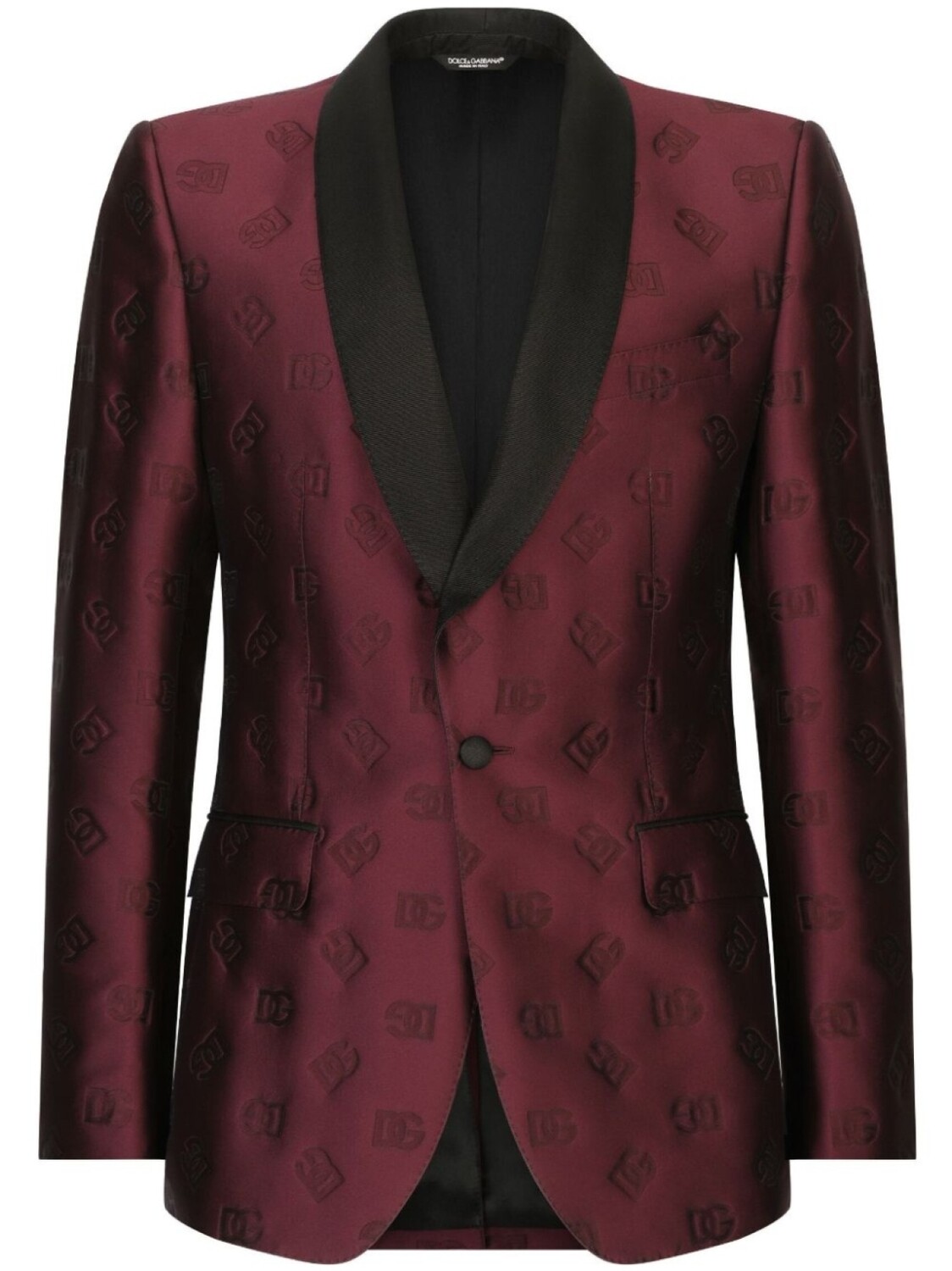 

Dolce & Gabbana смокинг с монограммой, фиолетовый