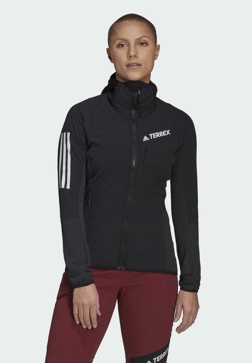 

Толстовка на молнии Adidas, черный