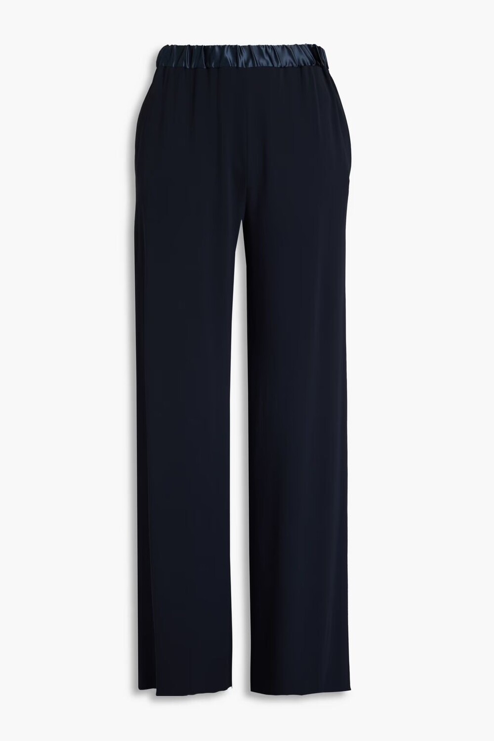 

Спортивные брюки из джерси с атласной отделкой Emporio Armani, темно-синий
