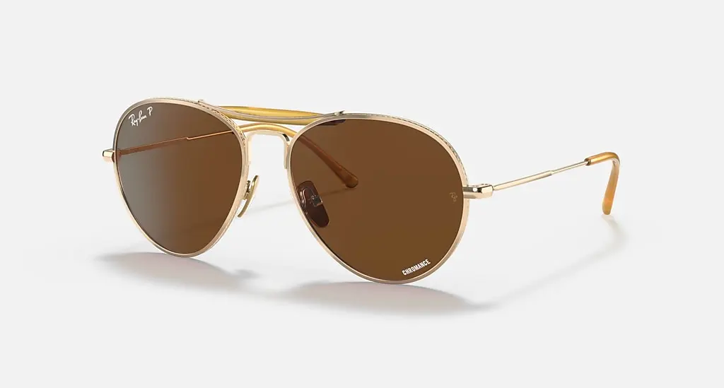 

Солнцезащитные очки Ray-Ban RB8063 TITANIUM, поляризованный темно-коричневый