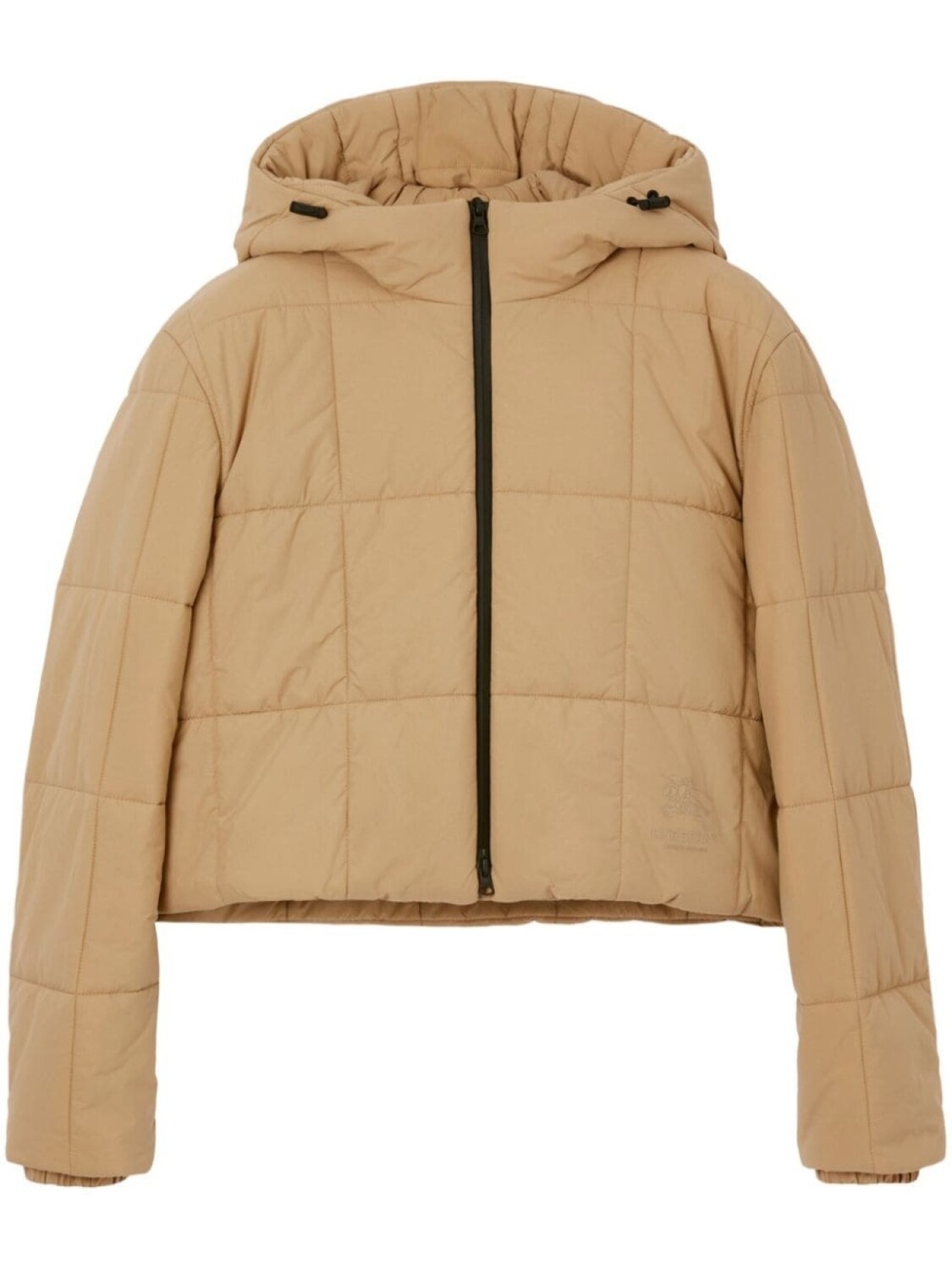 

Burberry укороченный стеганый пуховик, нейтральный цвет