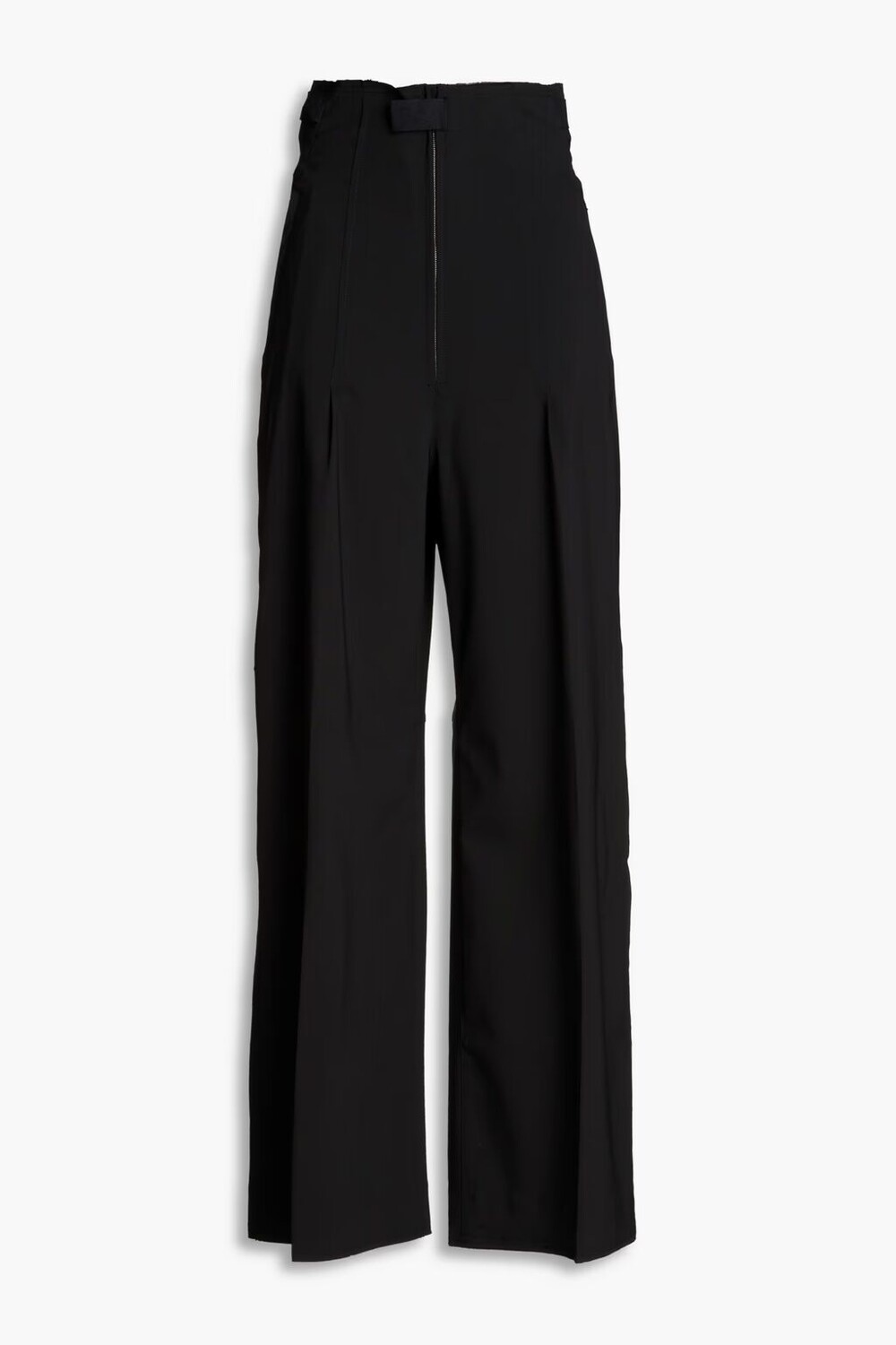 

Широкие брюки из крепа Santon из смесовой шерсти Jacquemus, черный