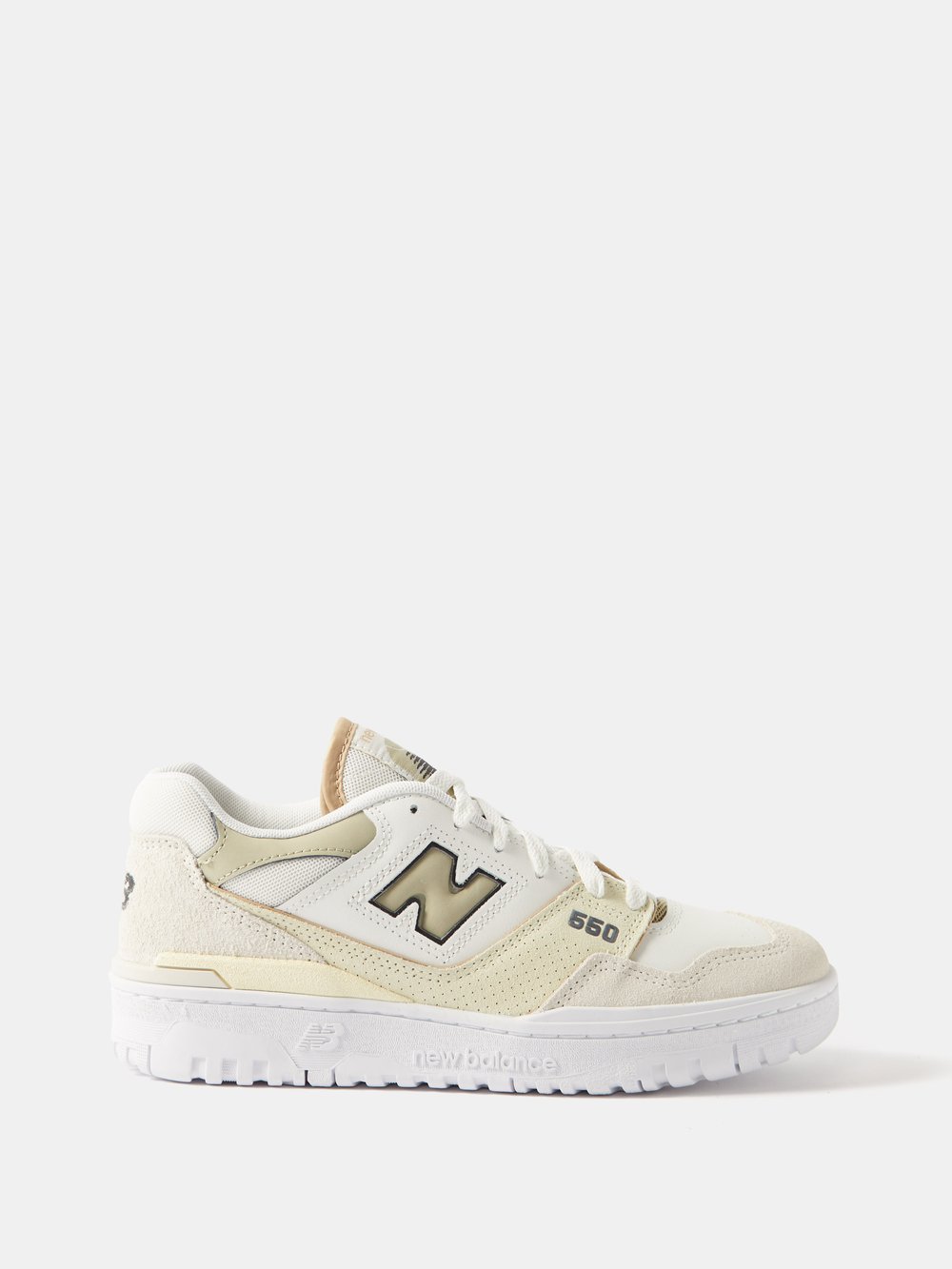 

Кроссовки 550 из замши, кожи и сетки New Balance, бежевый