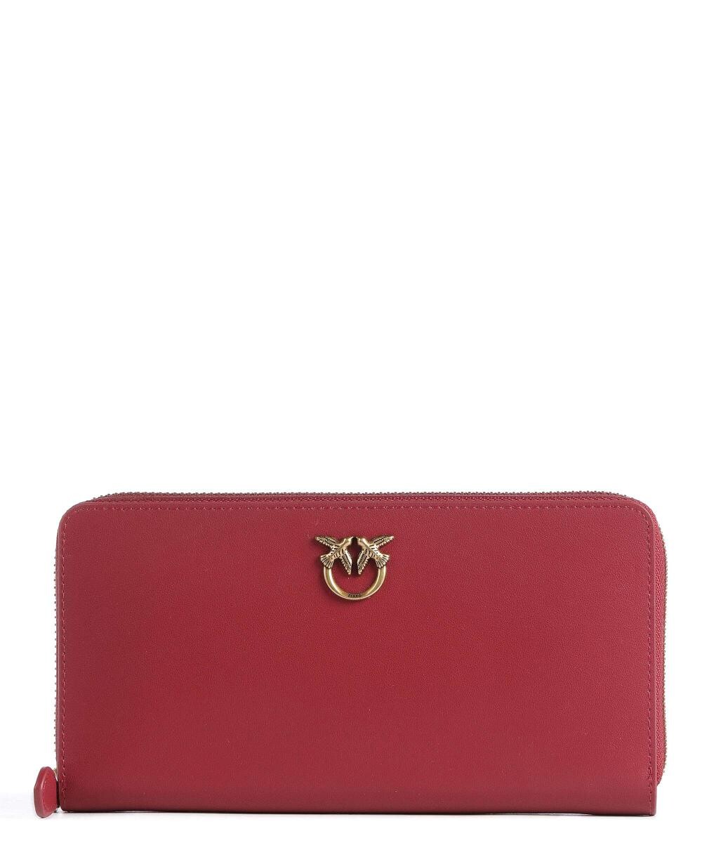 

Кошелек Ryder из мелкозернистой кожи Pinko, красный