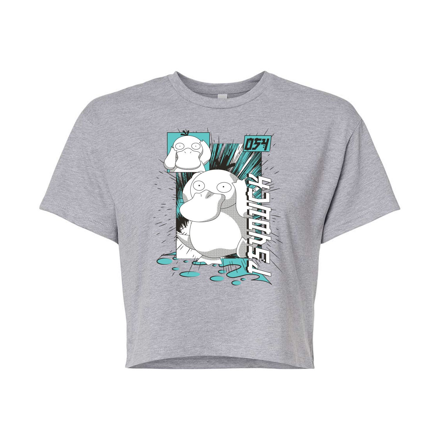 Укороченная футболка с рисунком Pokémon для юниоров Psyduck Licensed Character