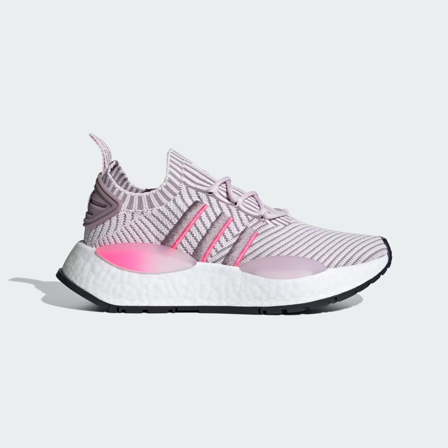 

Кроссовки NMD_W1 Adidas, цвет Almost Pink/Preloved Fig/Cloud White