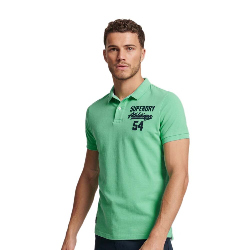 

Поло Superdry Vintage Superstate, зеленый