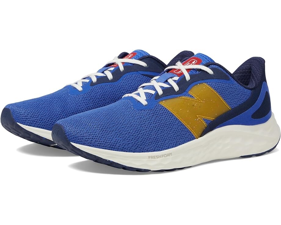 

Кроссовки New Balance Fresh Foam Arishi v4, цвет Marine Blue/Hot Marigold