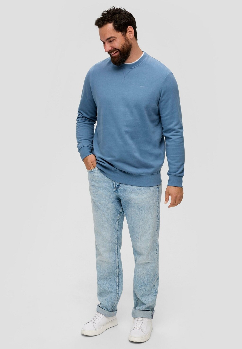 

Толстовка MIT LOGOPRINT s.Oliver, цвет hellblau