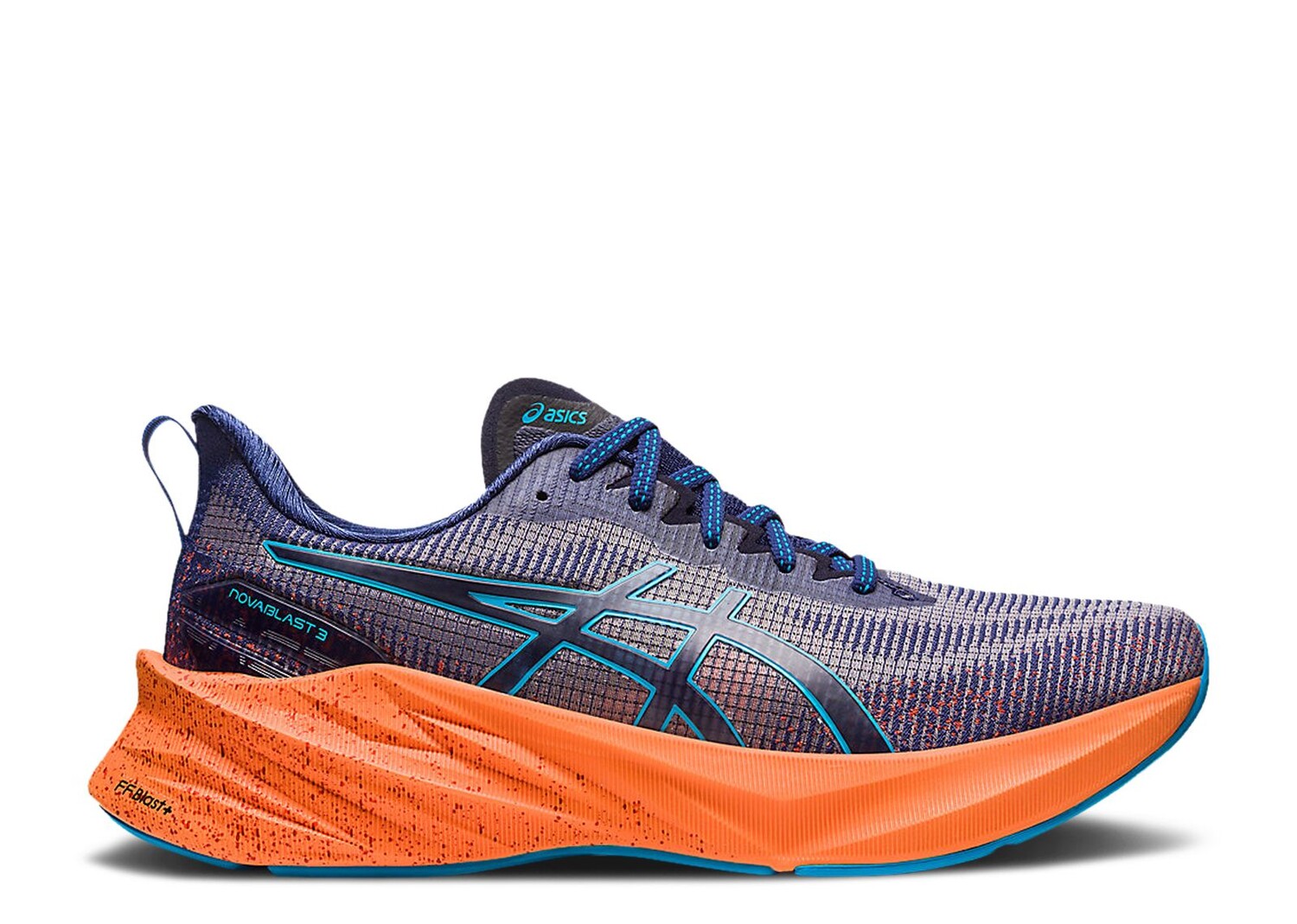 

Кроссовки ASICS Novablast 3 Le 'Indigo Blue Orange', синий, Синий;серый