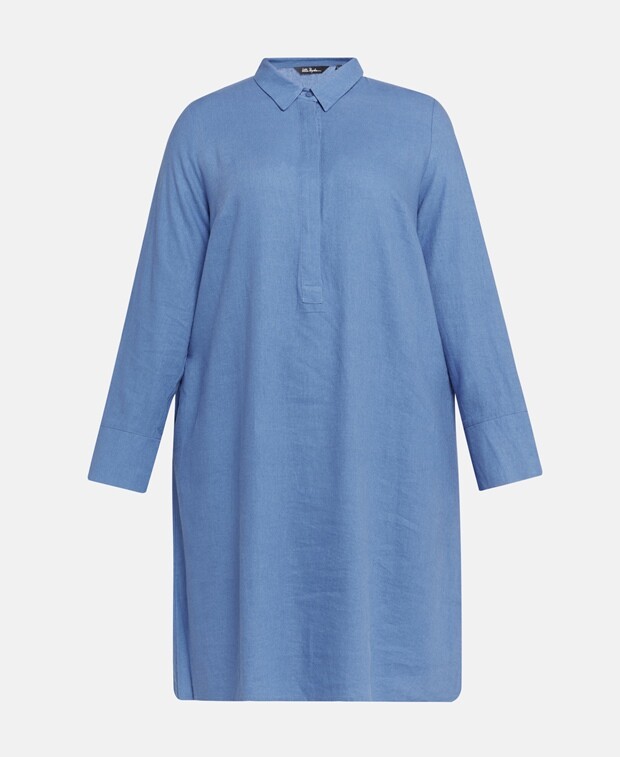 

Льняное платье Ulla Popken, цвет Slate Blue