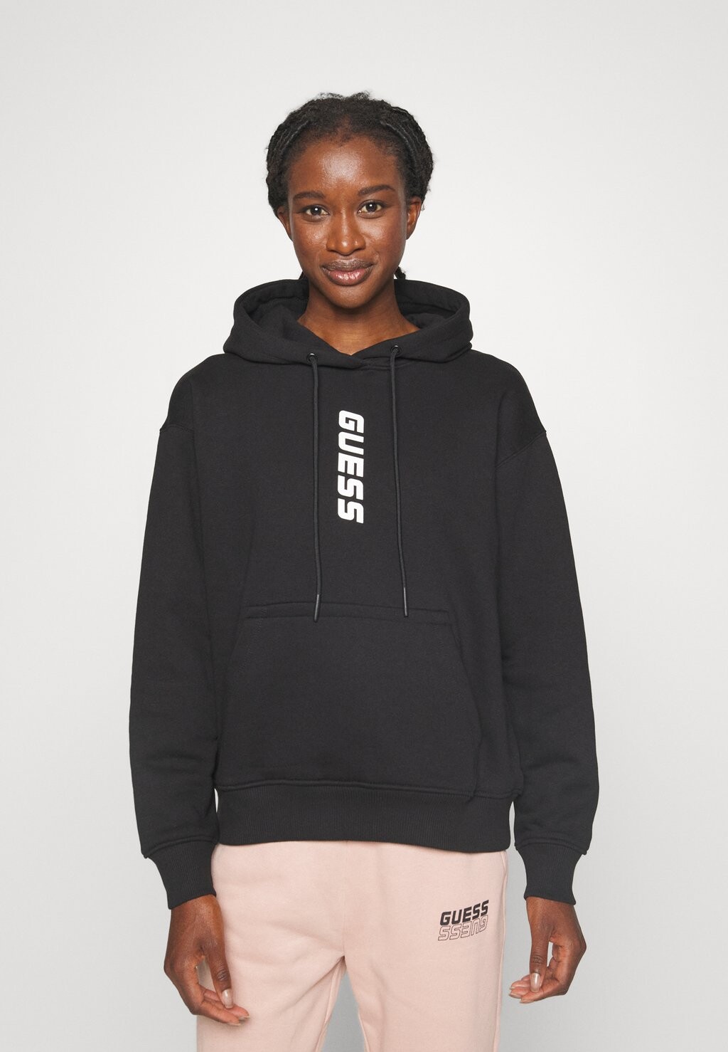 

Толстовка с капюшоном Guess, черный