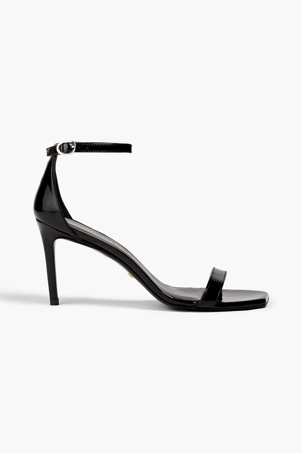 

Босоножки из лакированной кожи Stuart Weitzman, черный