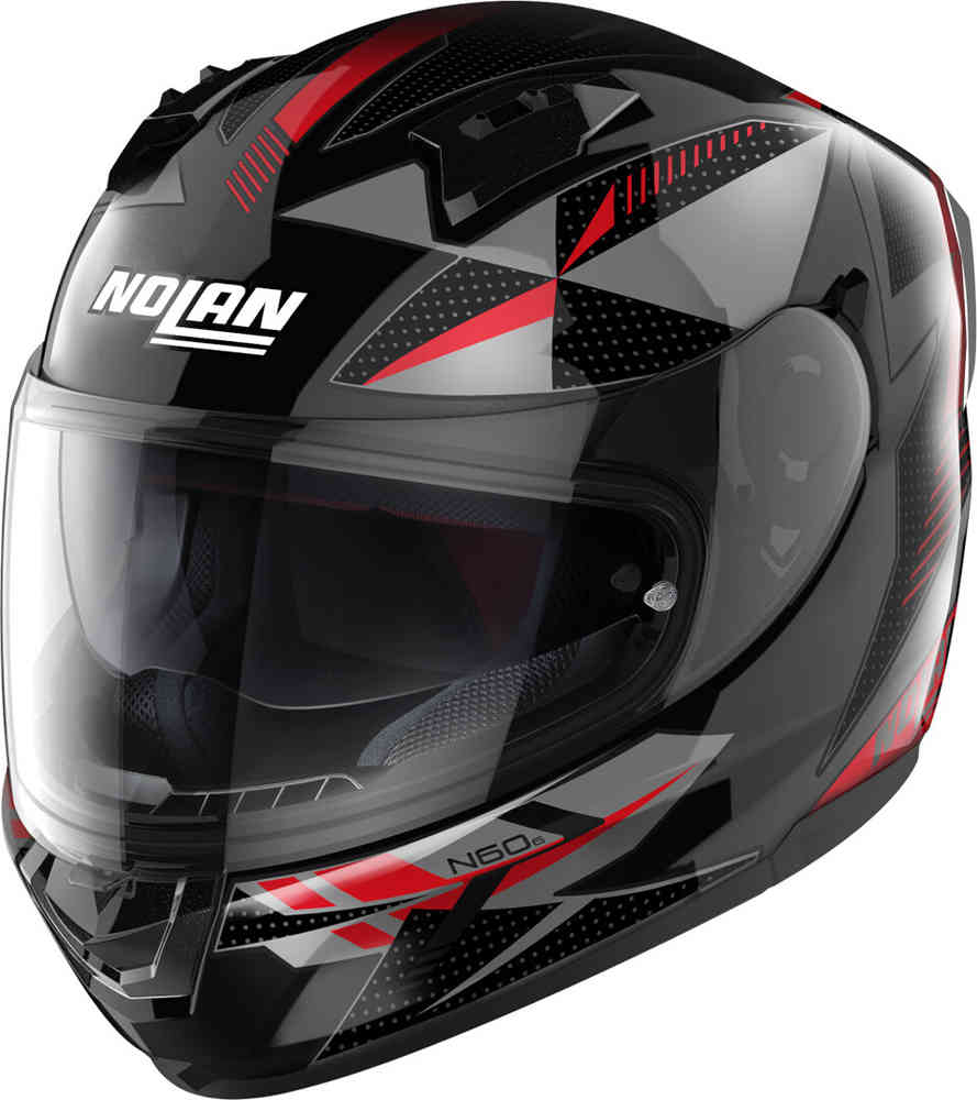 N60-6 Электромонтажный шлем Nolan, черный/серый/красный