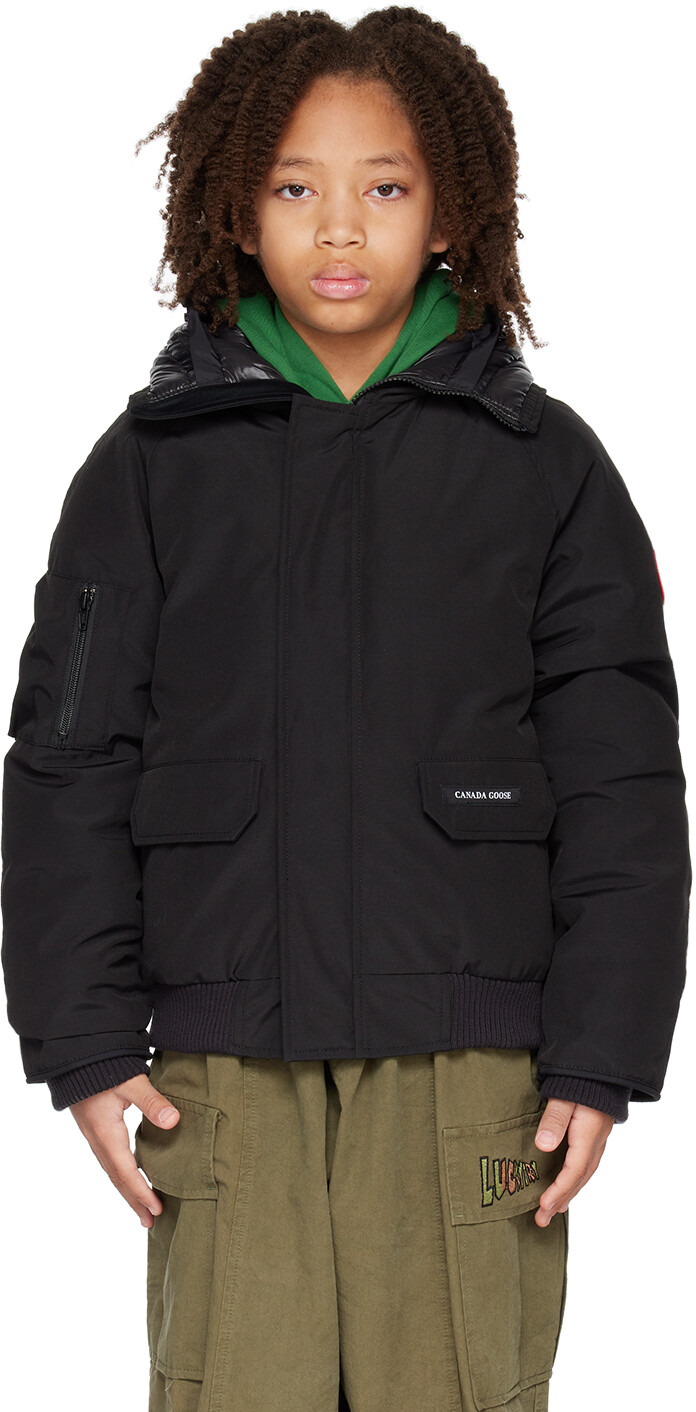 

Детский черный пуховик Chilliwack Canada Goose Kids